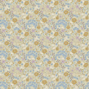 Fondo de pantalla Summer Grey - Flowerpaper - Doris - Lila y Mosterd