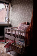 Papel tapiz de verano gris - papel tapiz de flores - granada - Applegroen