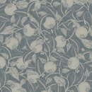 Papier peint Summer Grey - Fleur Fond Papin d'écran - Granche - sarcelle noir