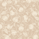 Tapete Sommergrau - Blumen Tapete - Granatapfel -Dusty Peach