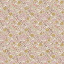 Papel tapiz de verano gris - papel tapiz de flores - doris - rosa