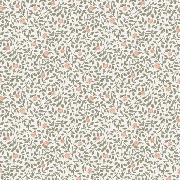 Fondo de pantalla Summer Grey - Climbing Rose - Verde claro