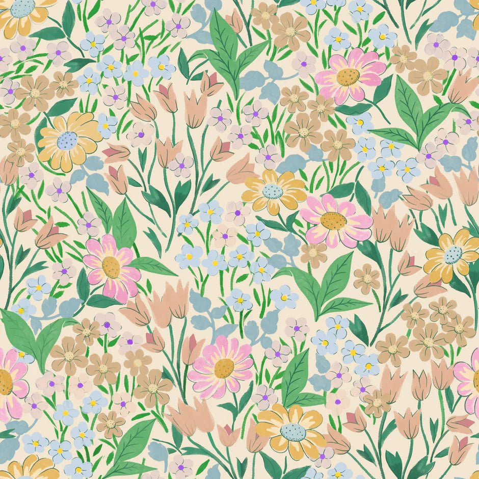 Papel de pantalla gris de verano - Fondo de pantalla de flores - Lola - Helecho