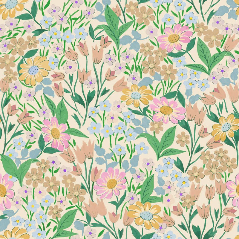 Papel de pantalla gris de verano - Fondo de pantalla de flores - Lola - Helecho