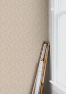 Wallpaper Summer Gray - Flower Wallpaper - Doris - Dusty Pink