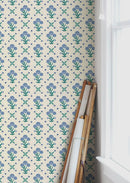 Tapete Sommer grau Tapete - Blumenschnalel - Himmel