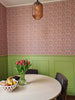 Wallpaper Summer Gray - Sweet India - Pink