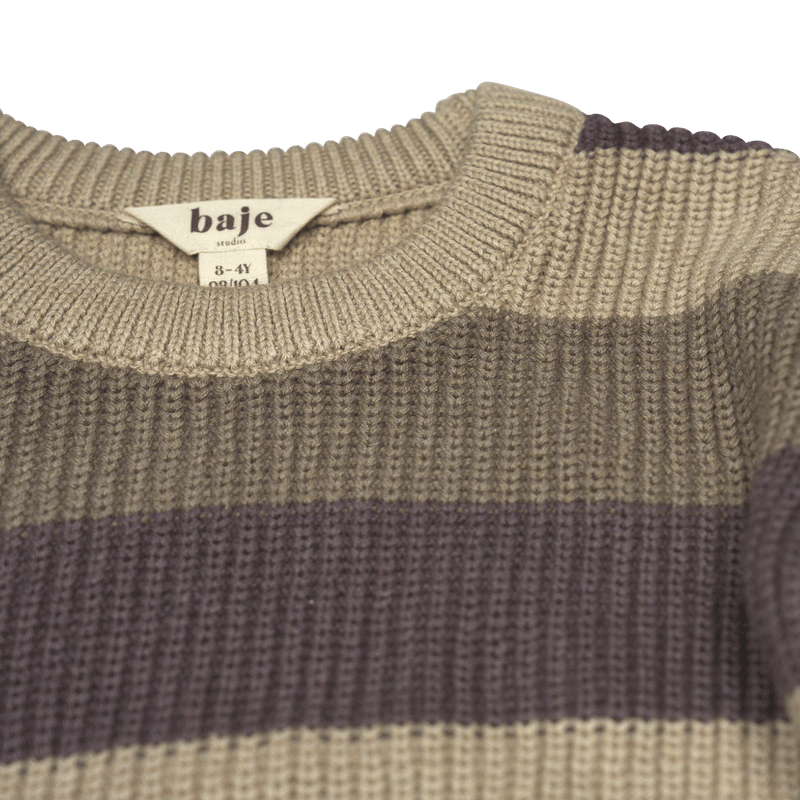 Baje Studio - Surrey Sweater - Taupe Multi