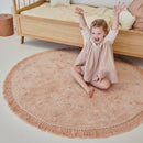 Tapis Petit Vloerkleed Rond Nora Flower