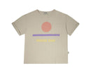 TOCOTO Vintage - T -Shirt con Pocket Sunset Tour - Brown