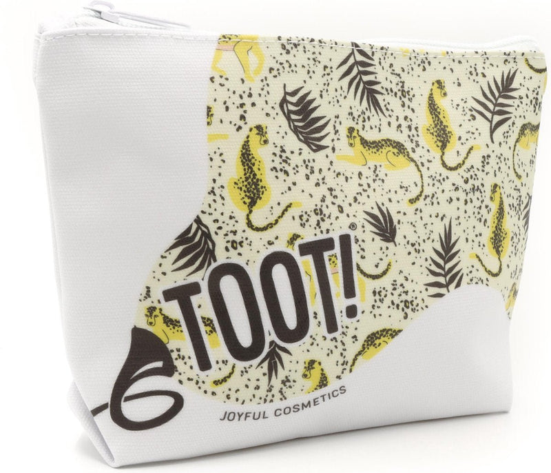 Toot Kinder make-up toilettas cheetah geel