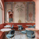 Papel pintado Tres Tintas - Mural Arcos de la Selva - Rosa