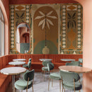 Tres Tintas wallpaper - Jungle Arches Mural - Toasted