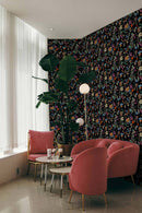 Tres Tintas wallpaper - Funny shapes - Black