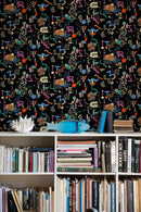 Tres Tintas wallpaper - Funny shapes - Black