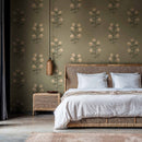 Tres Tintas Wallpaper - Pacific Blooming Green