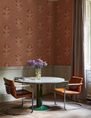 Tres Tintas Wallpaper - Pacific Blooming Red