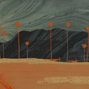 Behangstaal Tres Tintas - Palms Views - Dark Blue