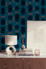 Tres Tintas wallpaper - Rebel Dots - Blue