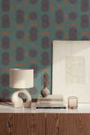 Tres Tintas wallpaper - Rebel Dots - Green
