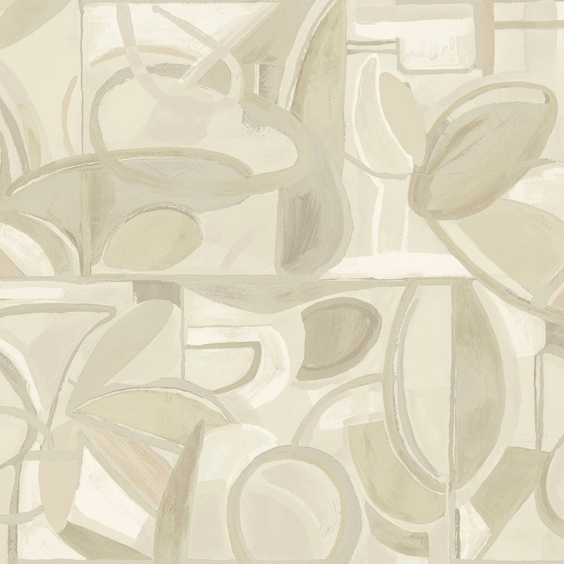 Behangstaal Tres Tintas - Giant Abstract - Beige