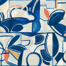 Tres Tintas wallpaper - Giant Abstract - White & Blue