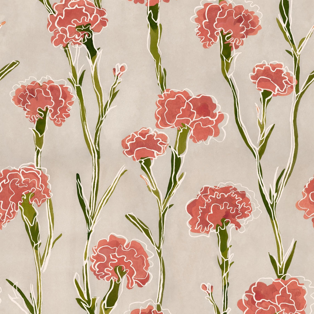 Behangstaal Tres Tintas - Clavelitos Neutral