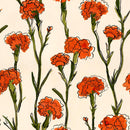 Behangstaal Tres Tintas - Clavelitos White