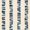 Wallpaper Tres Tintas - Impronta lineare blu