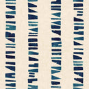 Tres Tintas Wallpaper - Linear Footprints Blue