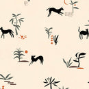 Wallpaper Tres Tintas - Prehistoric Creatures Beige