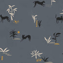 Wallpaper Tres Tintas - Prehistoric Creatures Blue
