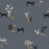 Tres Tintas Wallpaper - Prehistoric Creatures Blue