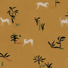 Tres Tintas Wallpaper - Prehistoric Creatures Ocher