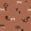 Wallpaper Tres Tintas - Prehistoric Creatures Red