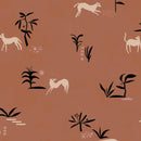 Tres Tintas Wallpaper - Prehistoric Creatures Red