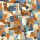 Behangstaal Tres Tintas - Tahiti Expression Blue