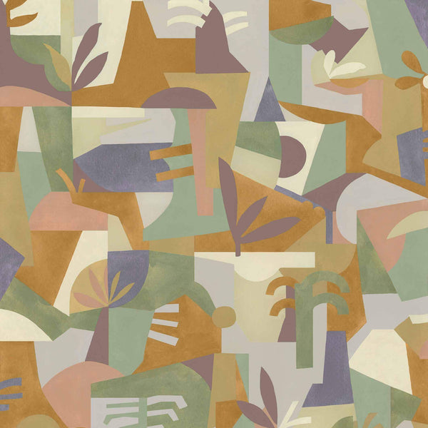 Wallpaper Tres Tintas - Tahiti Expression Mallow