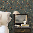 Tres Tintas Wallpaper - Tribal Tongue Blue