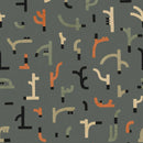 Behangstaal Tres Tintas - Tribal Tongue Blue