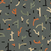 Tres Tintas Wallpaper - Tribal Tongue Blue