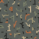 Tres Tintas Wallpaper - Tribal Tongue Blue