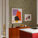 Tres Tintas Wallpaper - Tribal Tongue Green