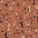 Behangstaal Tres Tintas - Tribal Tongue Red