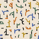 Tres Tintas Wallpaper - Tribal Tongue White