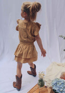 Two you label - Micky Linen Blouse - Honey