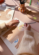 Wallpaper Meet me at the Wall - Owl - Cream - Aniek Bartels