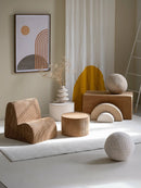 Wigiwama - Otomana redonda - Toffee Pouf