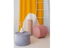 Wigiwama - Ronde poef - Roze Mousse