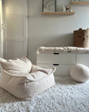 Wigiwama - Teddy Beanbag - Creme Weiß